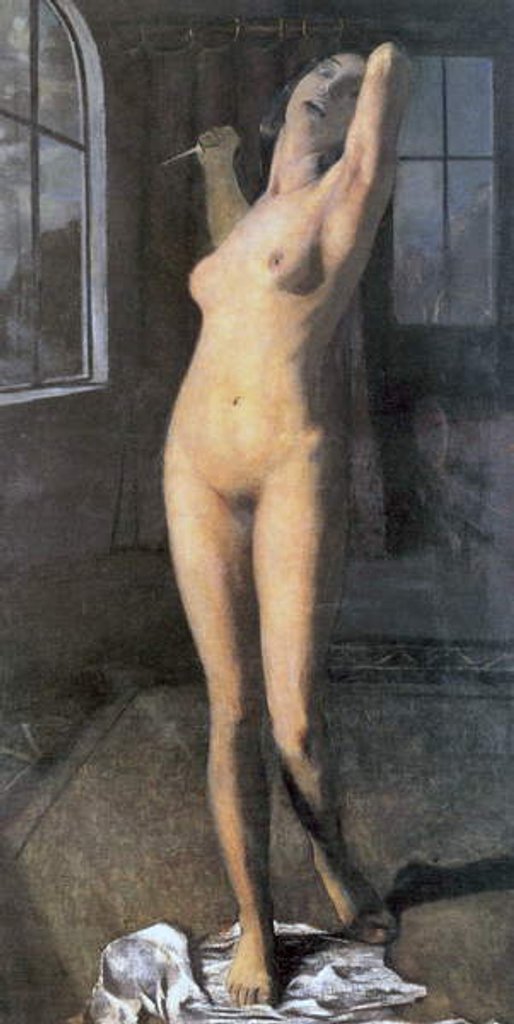 Detail of Lucretia, or the Nude Murderess, c.1903 by Otto Muller or Mueller