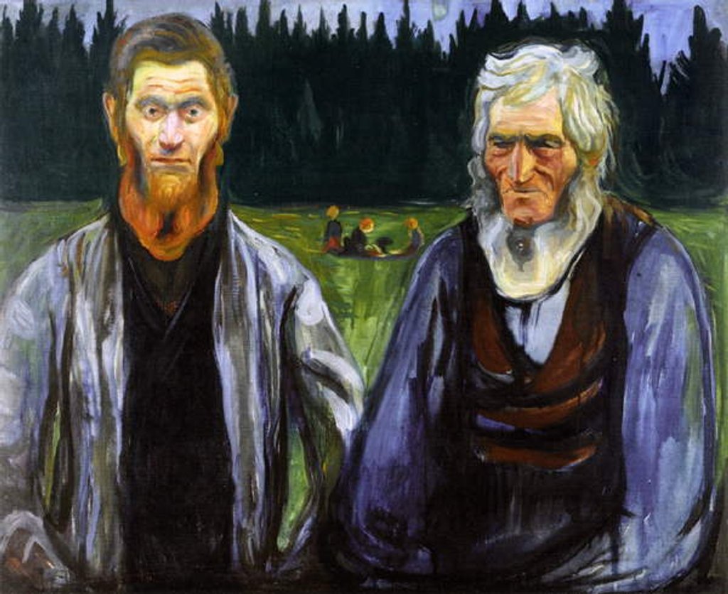 Detail of Father and Son, c.1904 by Edvard Munch