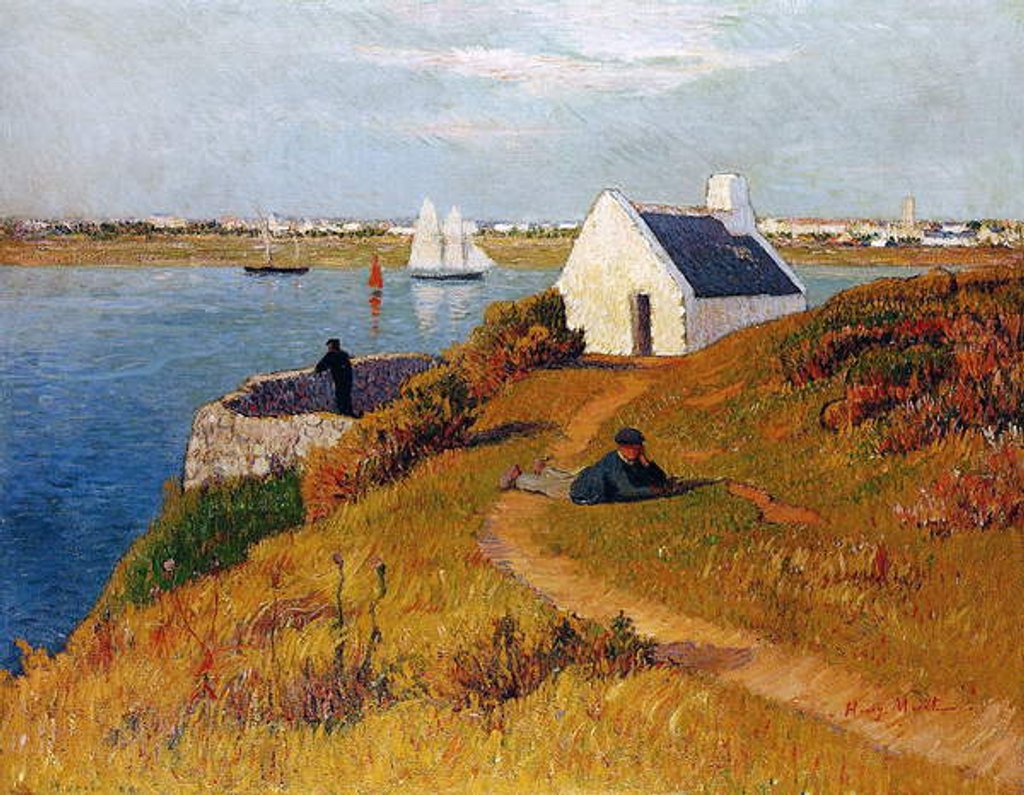 Detail of View of Lorient, Brittany, c.1895 by Henry Moret