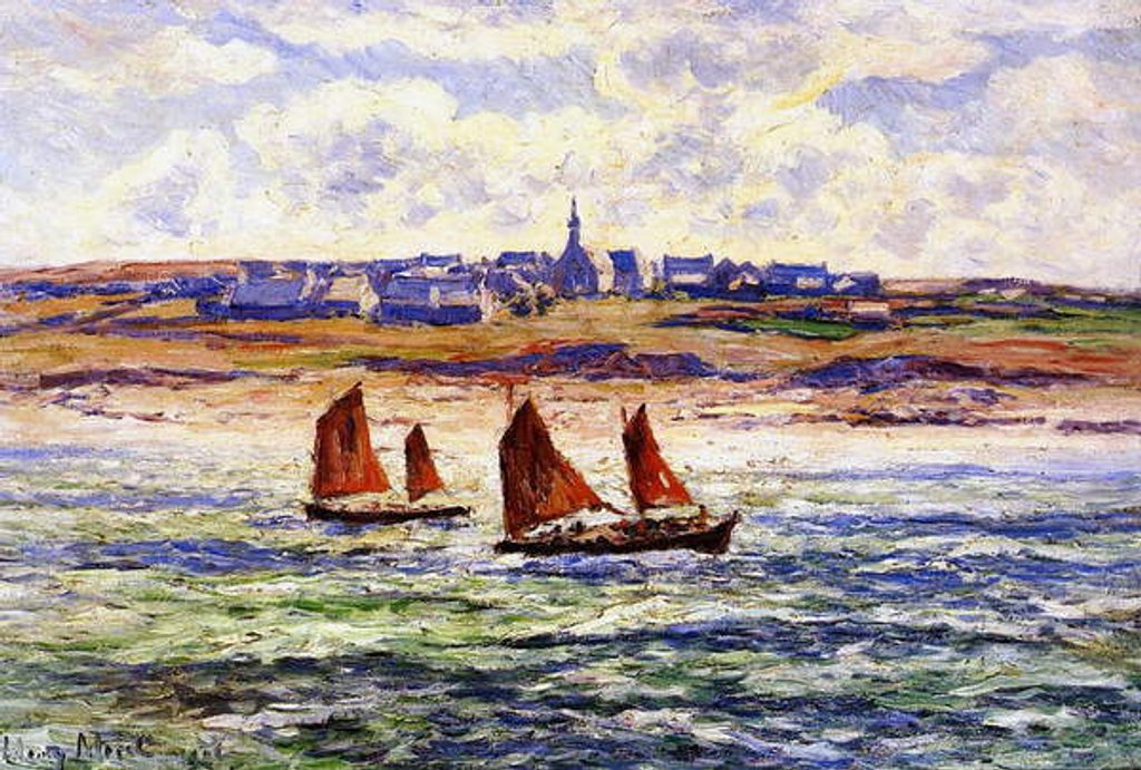 Detail of Paulgoazec, Brittany, 1906 by Henry Moret