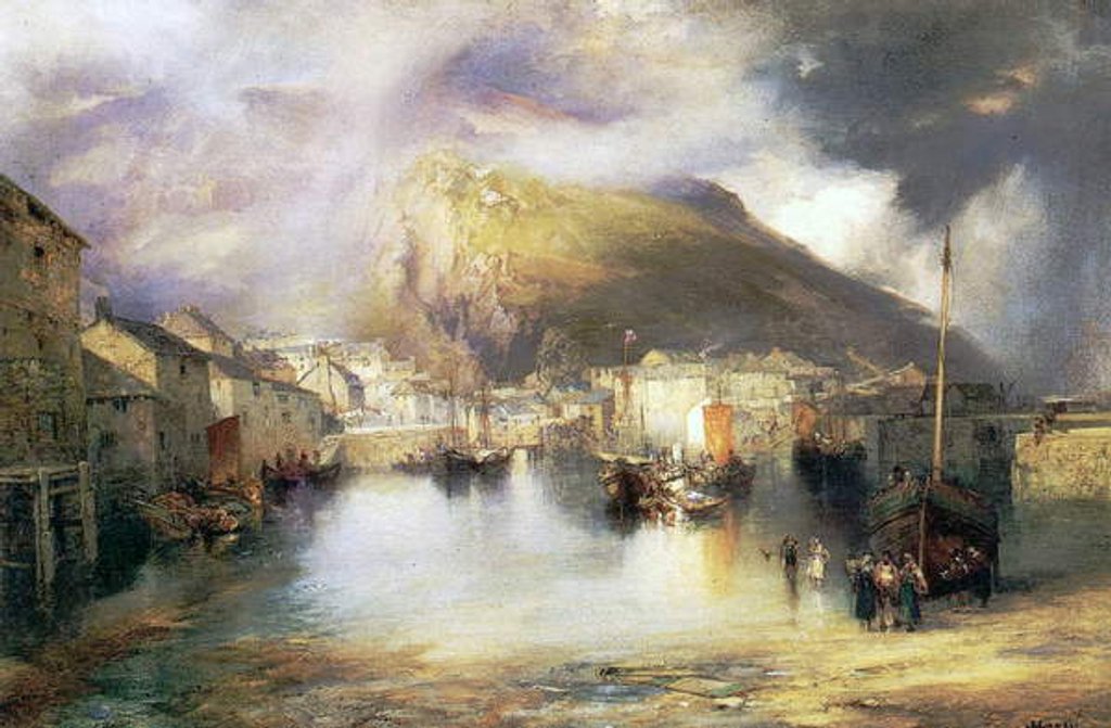 Detail of Polperro, Cornwall, 1907 by William Penn Morgan