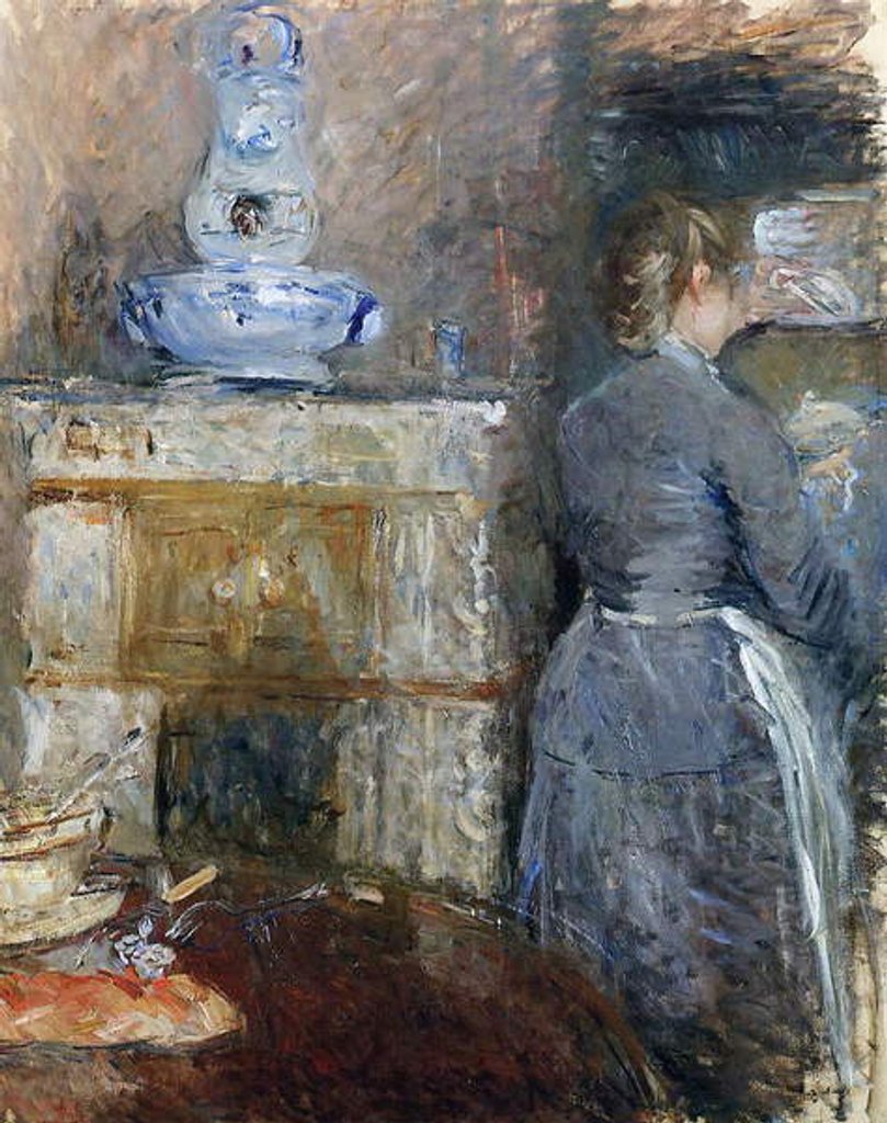 Detail of The Rouart's Dining Room, 1880 by Berthe Morisot