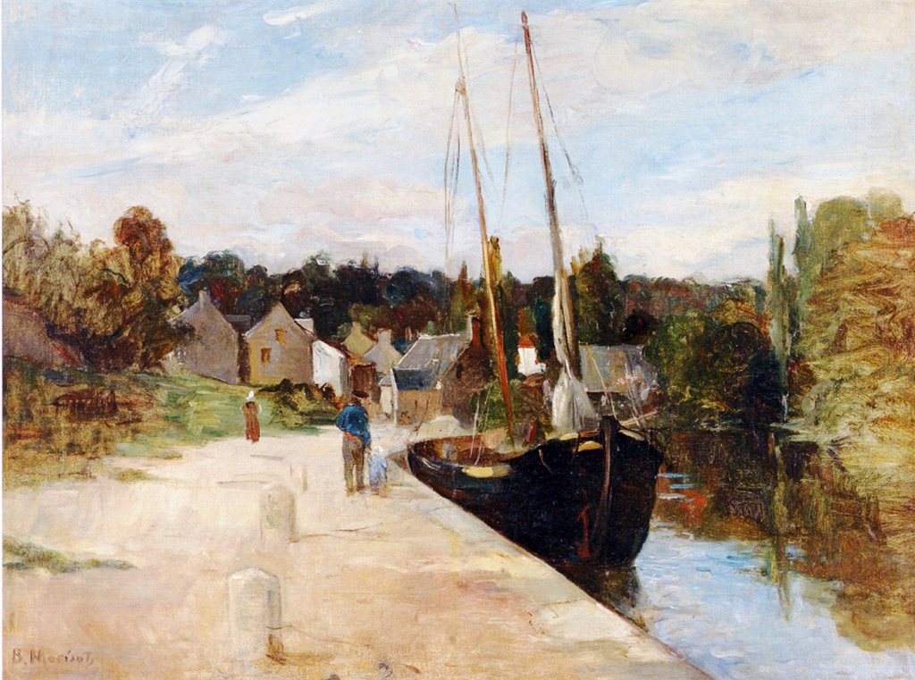 Detail of Rosbras, Brittany, 1866-67 by Berthe Morisot