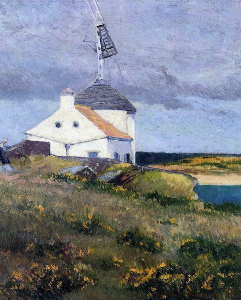 Detail of The Signal Tower, Brittany, 1911 by Maxime Emile Louis Maufra