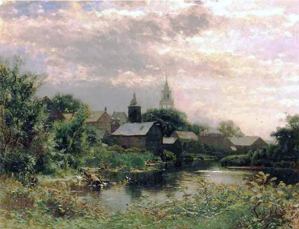 Detail of Manchester, Vermont, USA by George Herbert McCord