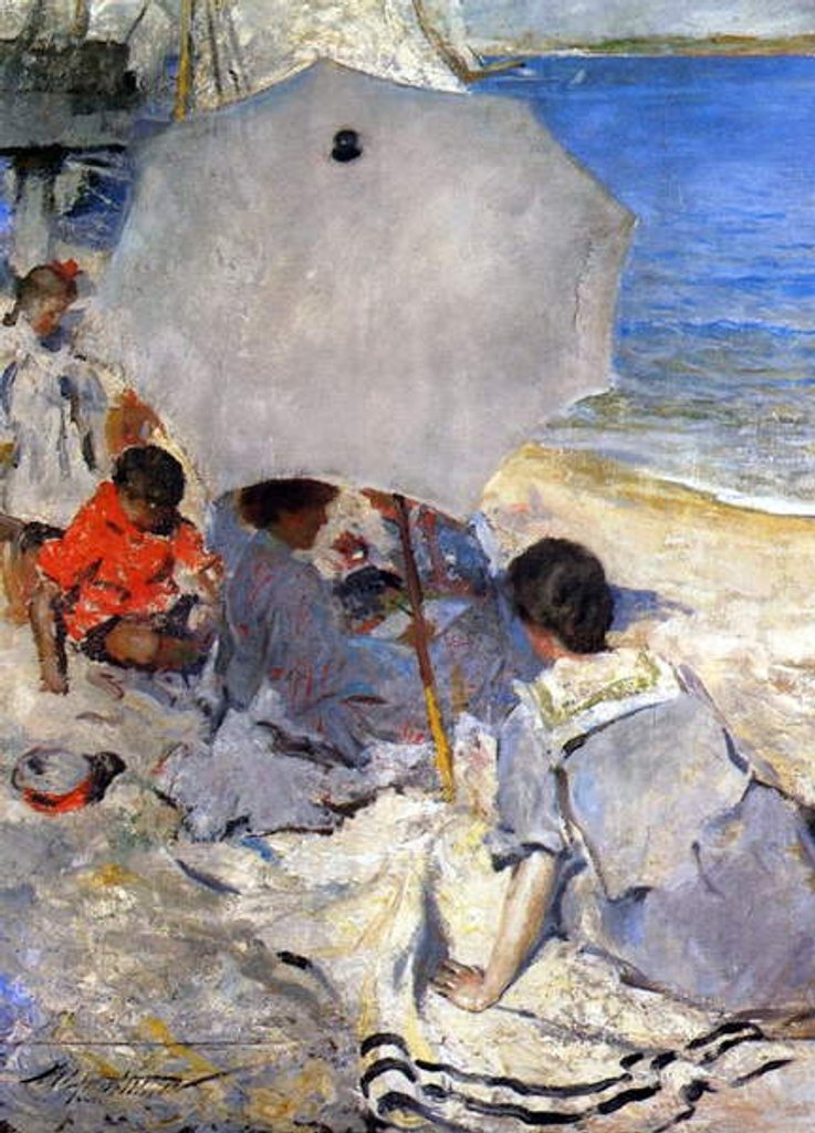 Detail of On the Beach, c.1900-05 by Charles Webster Hawthorne