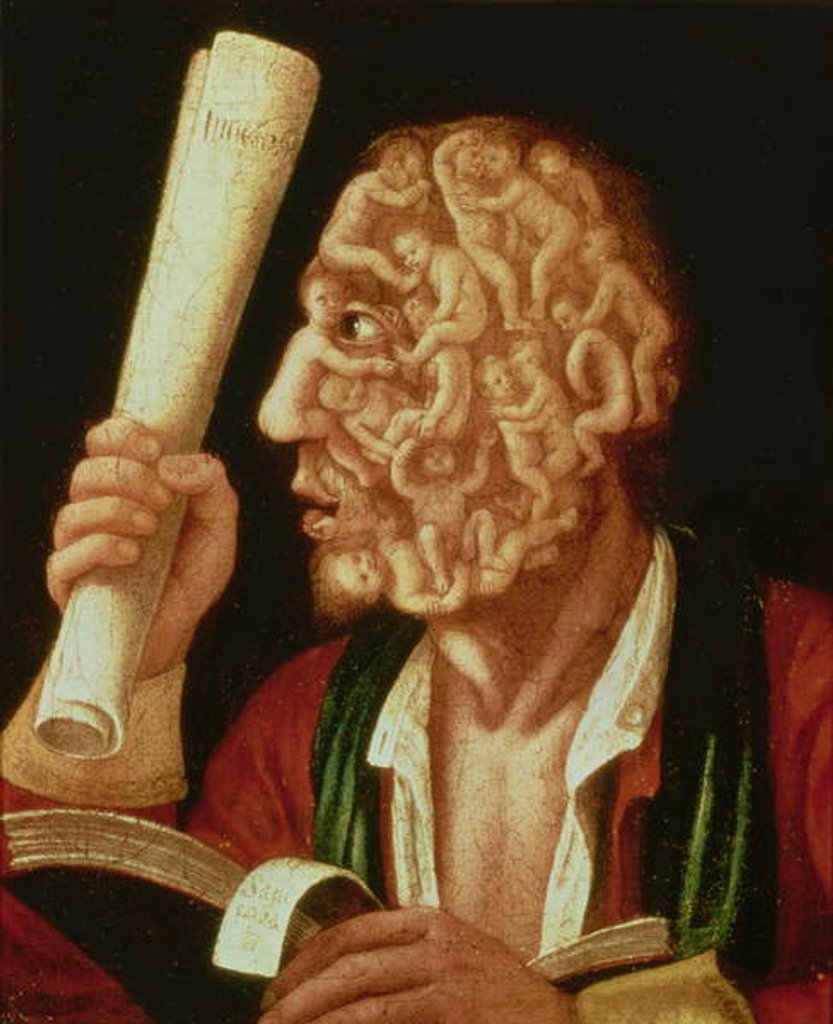 Detail of Portrait of Adam by Giuseppe Arcimboldo