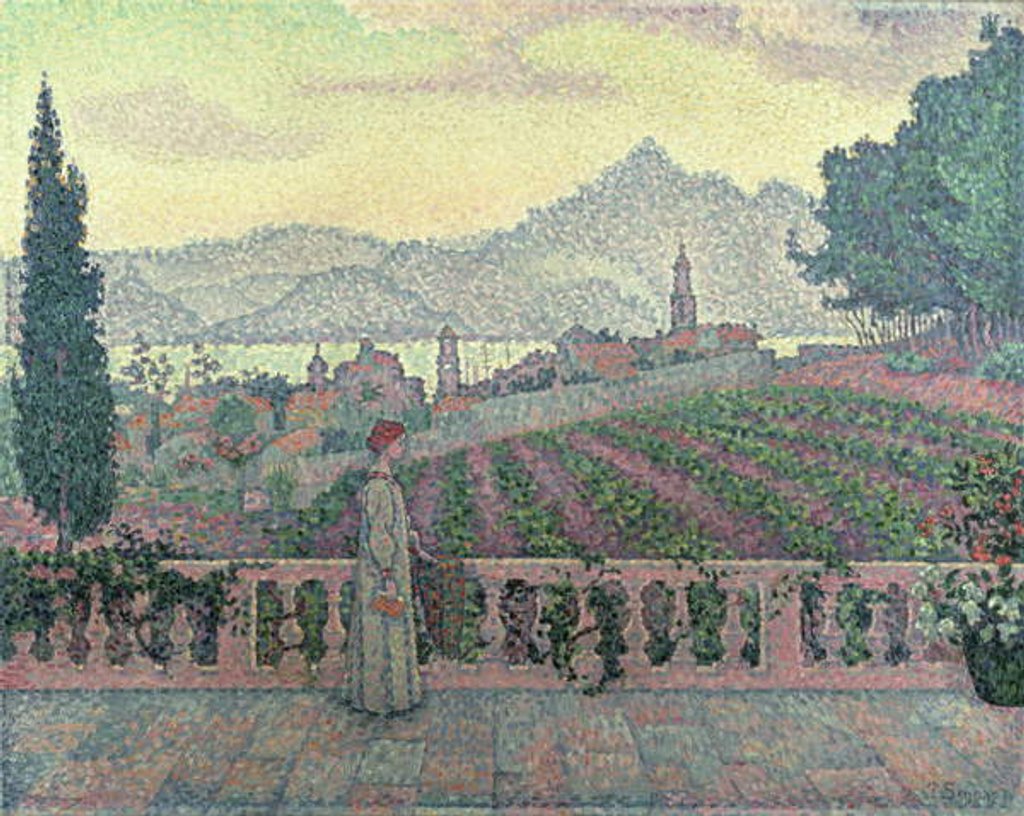 Detail of Woman on the Terrace, 1898 by Paul Signac