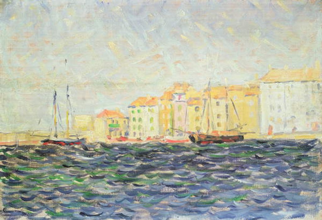 Detail of St. Tropez by Paul Signac