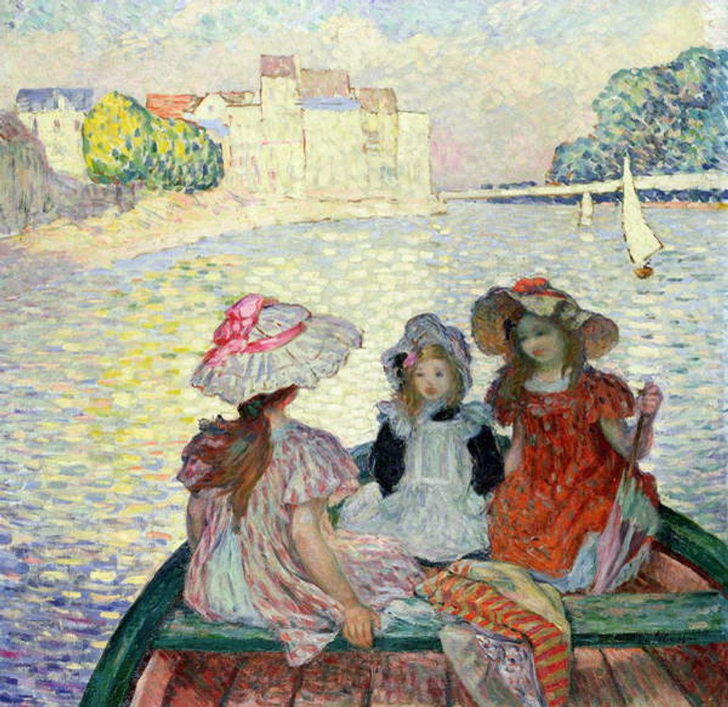 Detail of Young Girls in a Boat, c.1900 by Henri Lebasque