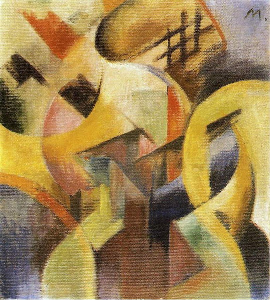 Detail of Small Composition I, 1913 by Franz Marc