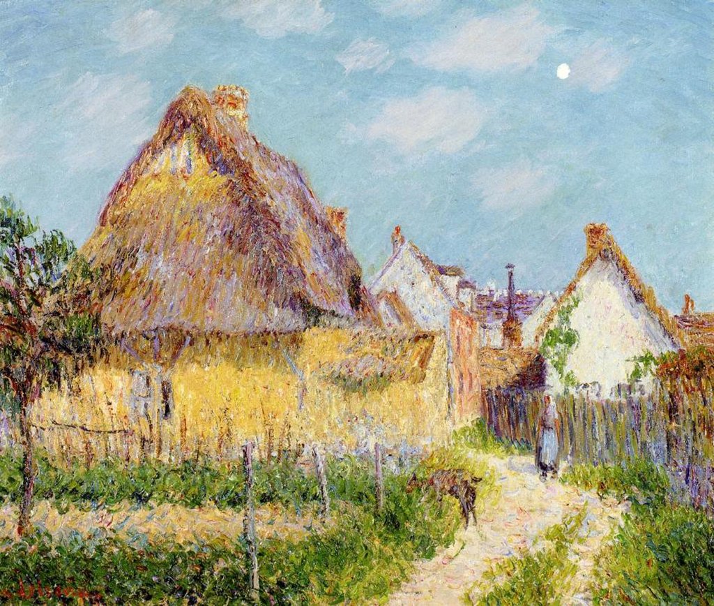 Detail of Cottage at Le Vaudreuil, 1903 by Gustave Loiseau