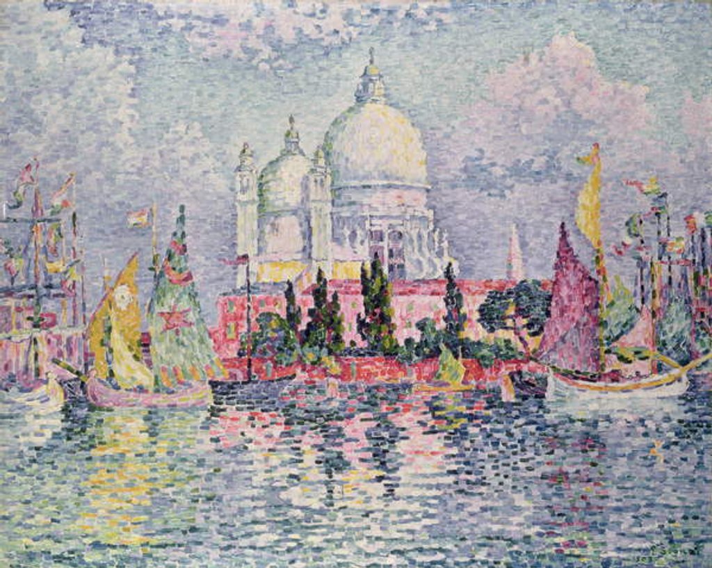 Detail of Santa Maria della Salute, 1908 by Paul Signac