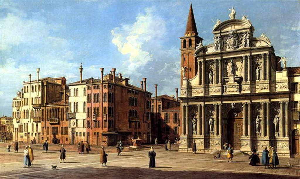 Detail of Santa Maria Zobenigo, c.1760-69 by Canaletto