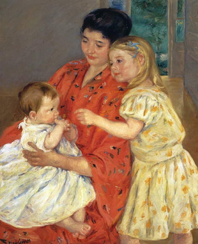 Detail of Mother and Sarah with the Baby, 1901 by Mary Stevenson Cassatt