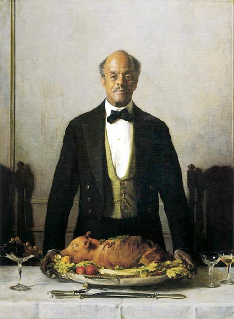 Detail of The Steward, c.1919 by Joseph DeCamp