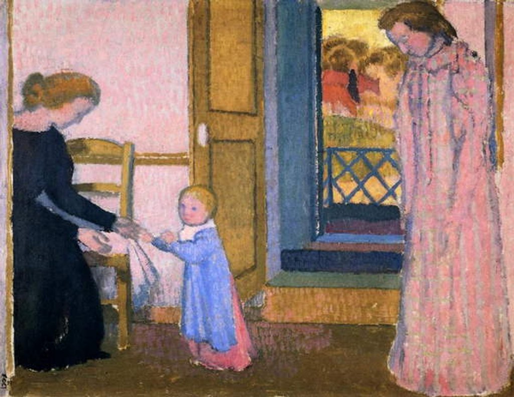 Detail of Noelle's First Steps, 1897 by Maurice Denis