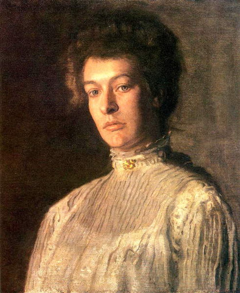Detail of Portrait of Mrs. Kern Dodge, 1904 by Thomas Cowperthwait Eakins