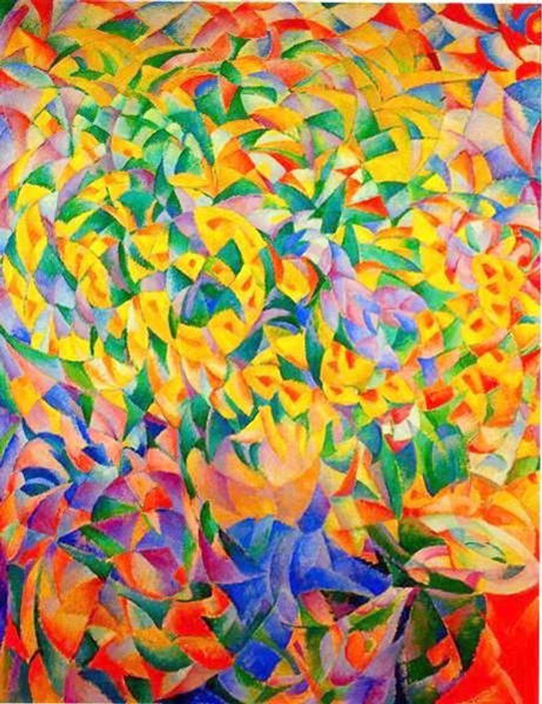 Detail of Cubist Bouquet, c.1915 by Leo Gestel