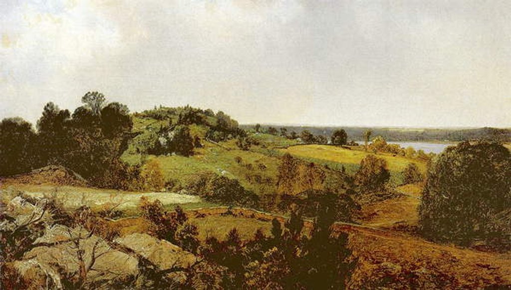 Detail of Landscape by John Frederick Kensett
