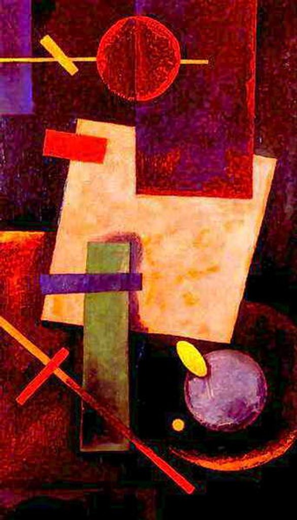 Detail of Suprematist Composition, 1916 by Ivan Vasil'evich Kliun