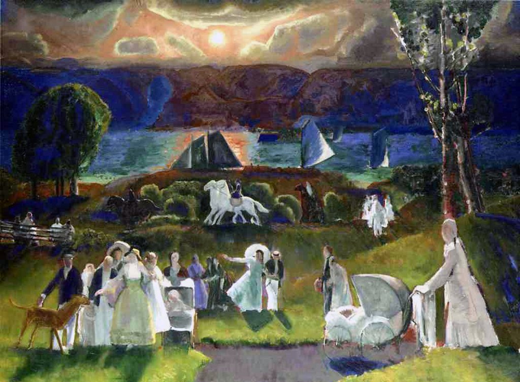 Detail of Summer Fantasy, 1924 by George Wesley Bellows