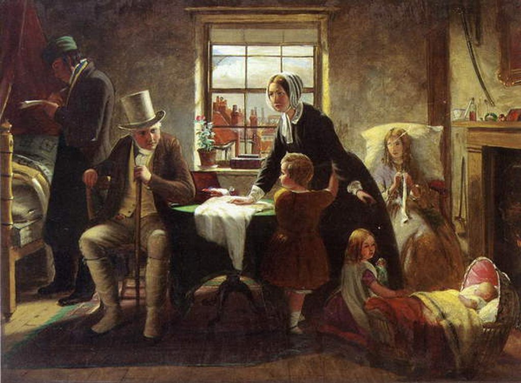 Detail of The Visitor by Thomas Brooks