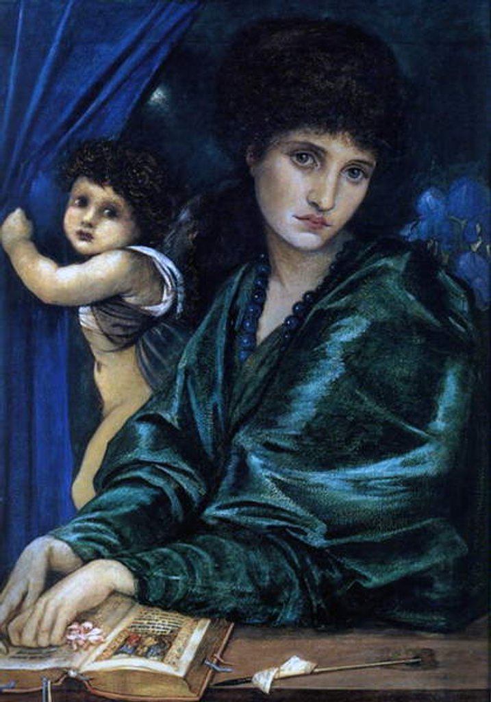 Detail of Maria Zambaco, the Artist's Mistress, 1870 by Edward Coley Burne-Jones