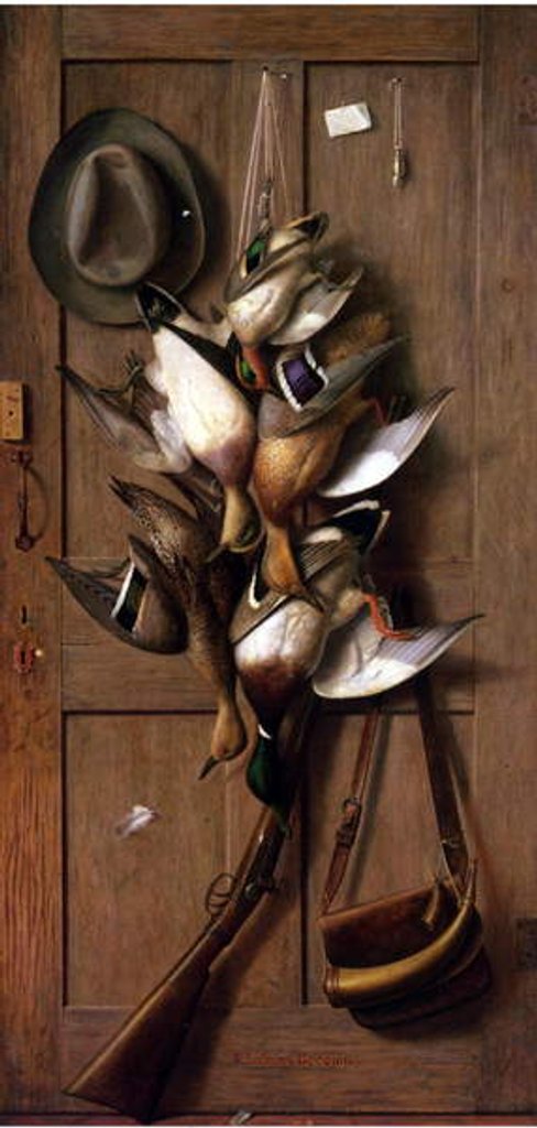 Detail of Ducks: Theodore Roosevelt's Cabin Door, 1905 by Richard la Barre Goodwin