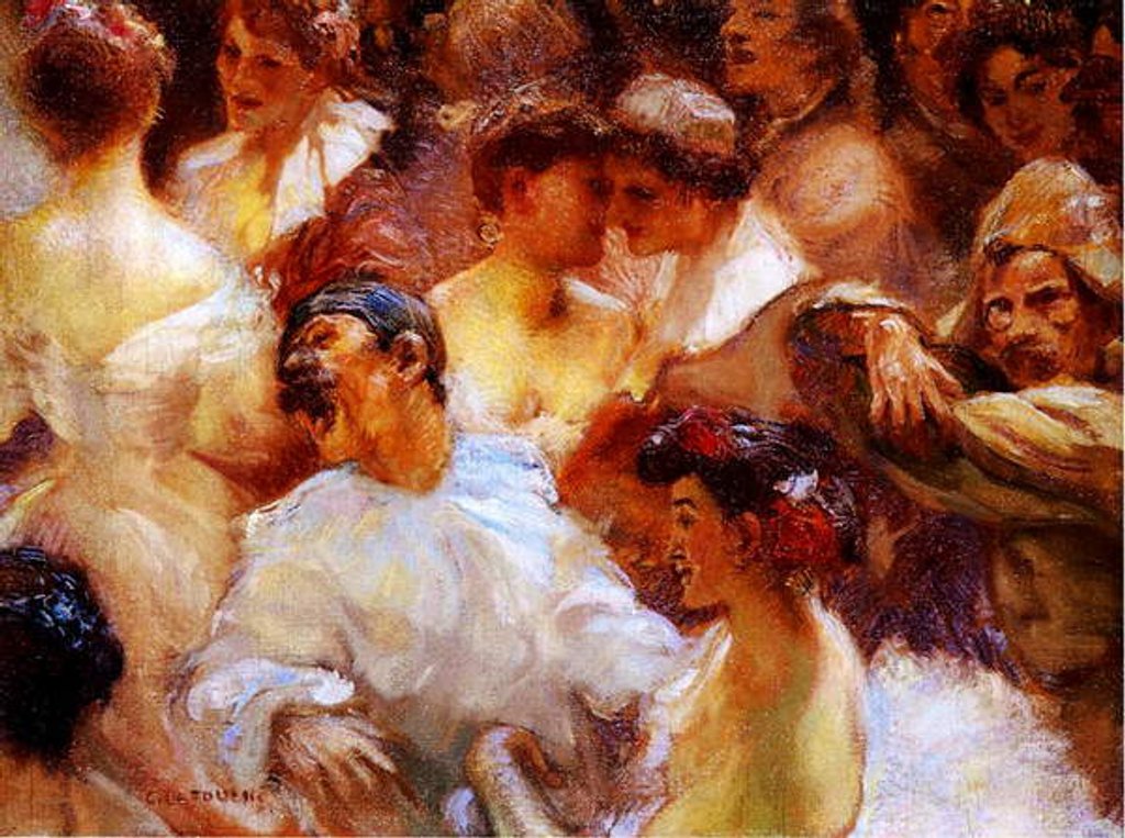 Detail of Carnival by Gaston de La Touche