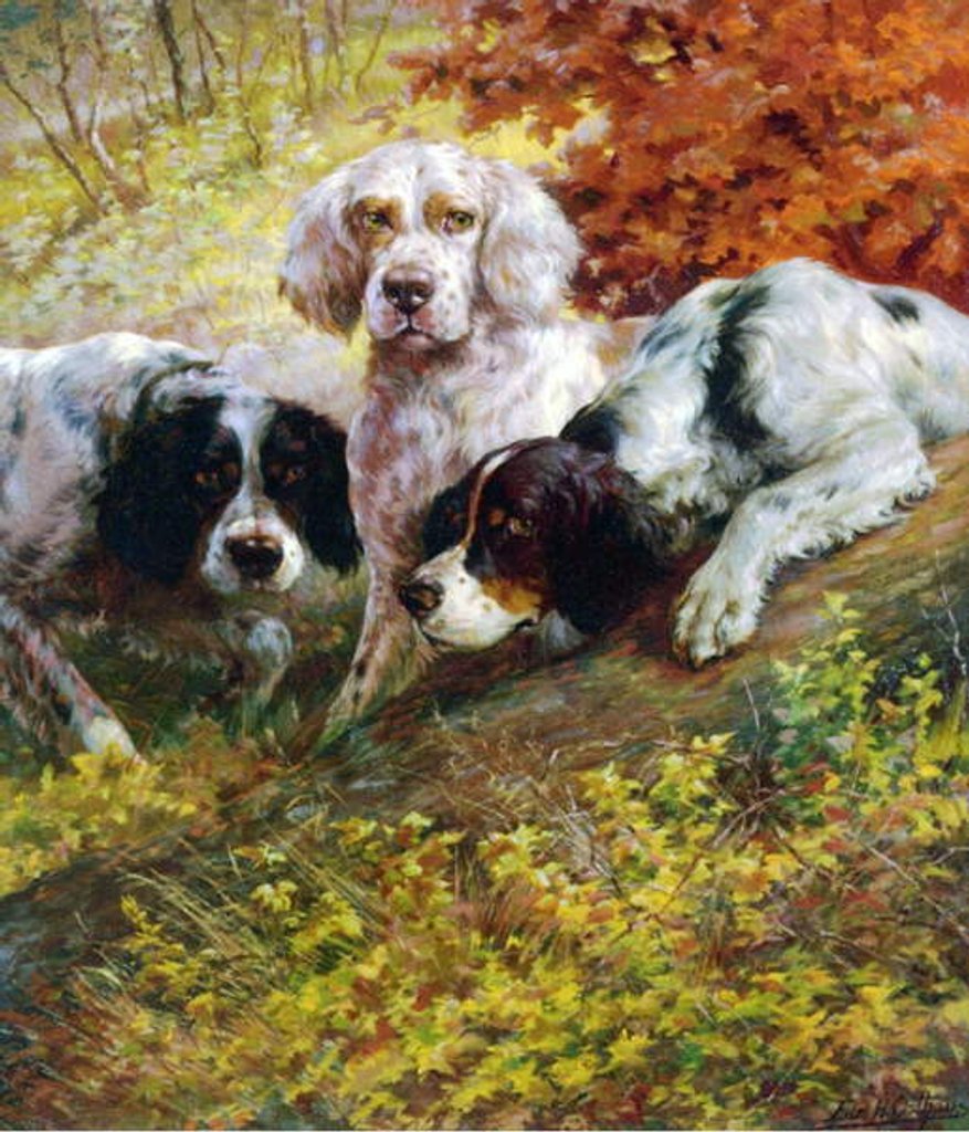 Detail of Setters by Edmund Henry Osthaus