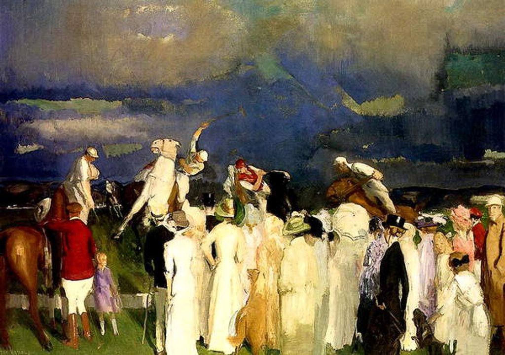 Detail of A Game of Polo, 1910 by George Wesley Bellows