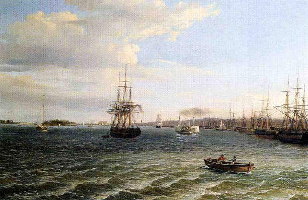 Detail of View of Philadelphia by Thomas Birch