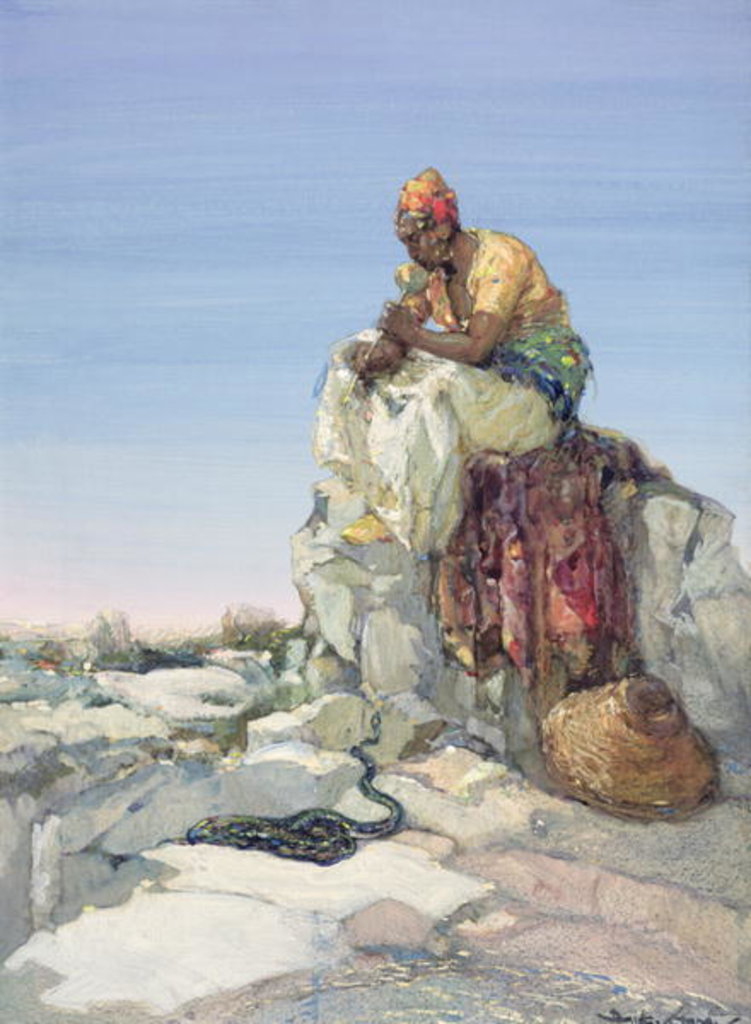 Detail of Snake Charmer, 1900 by Dudley Hardy