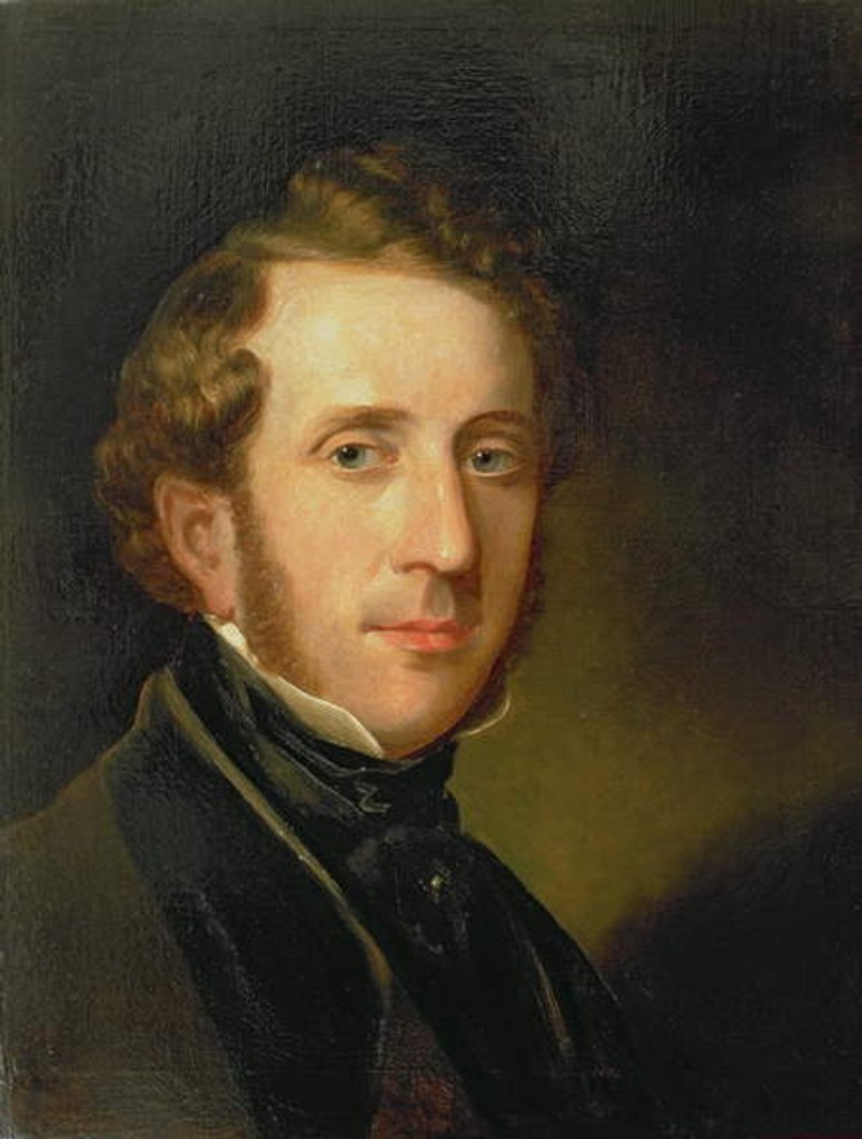 Detail of Self Portrait, c.1845 by James Flewitt Mullock