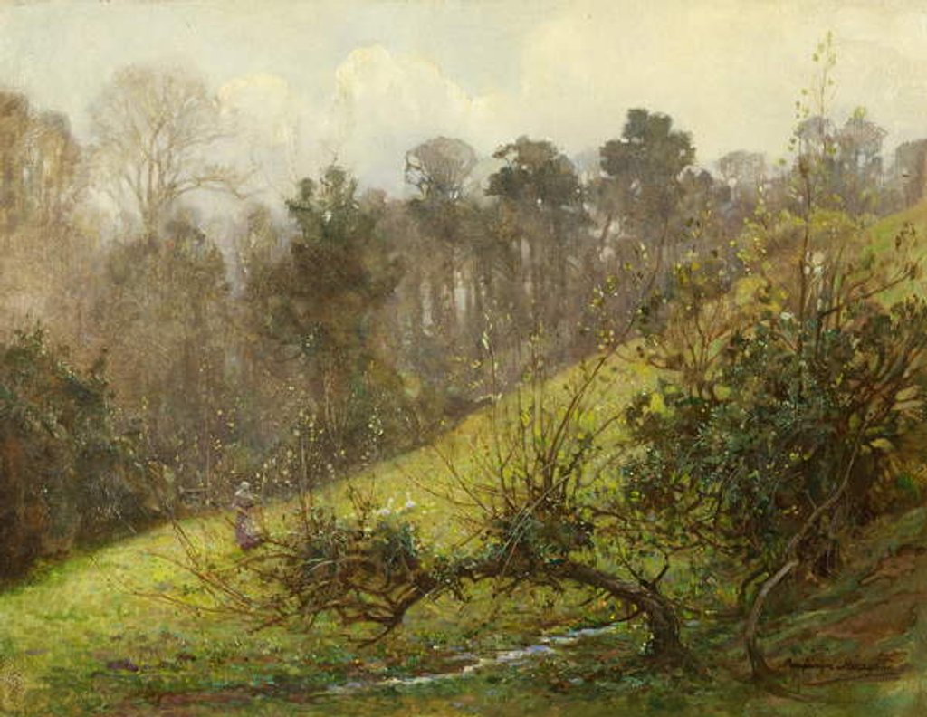 Detail of Geese and Goslings by Benjamin Haughton