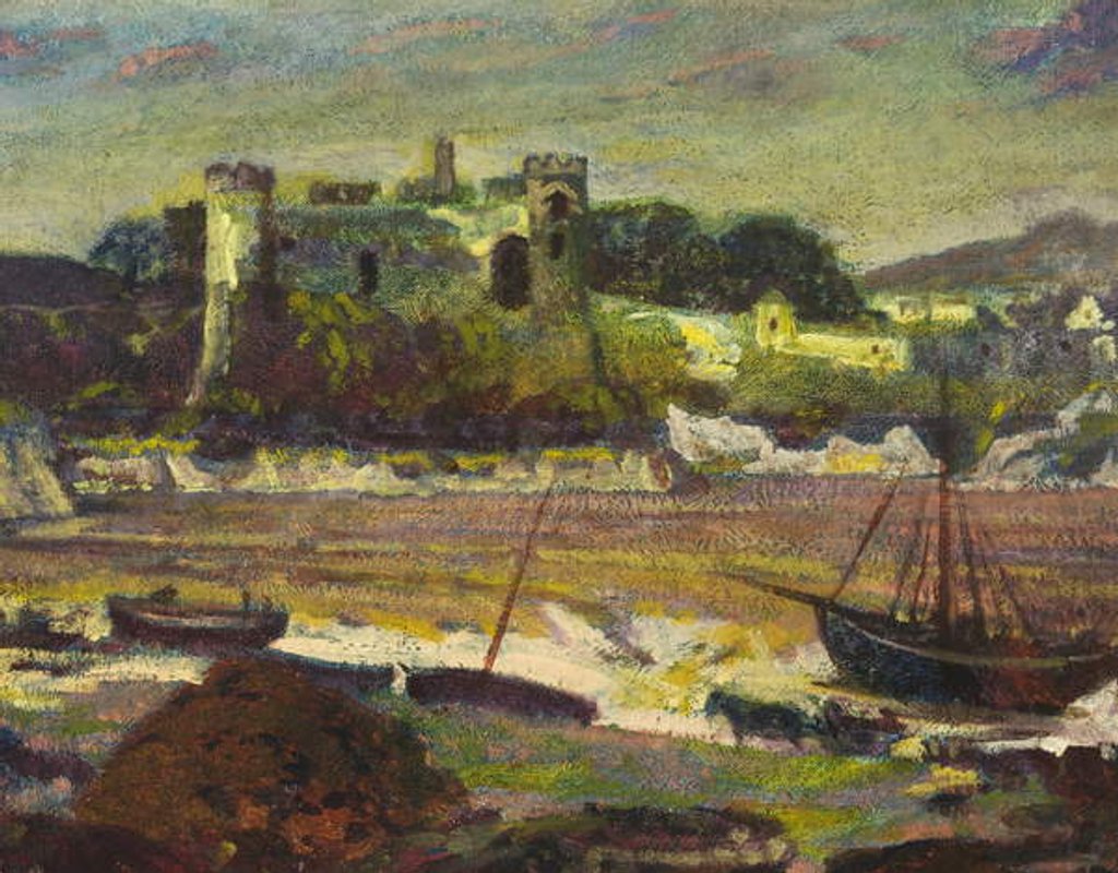 Detail of Laugharne Castle, Carmarthenshire by Christopher Williams
