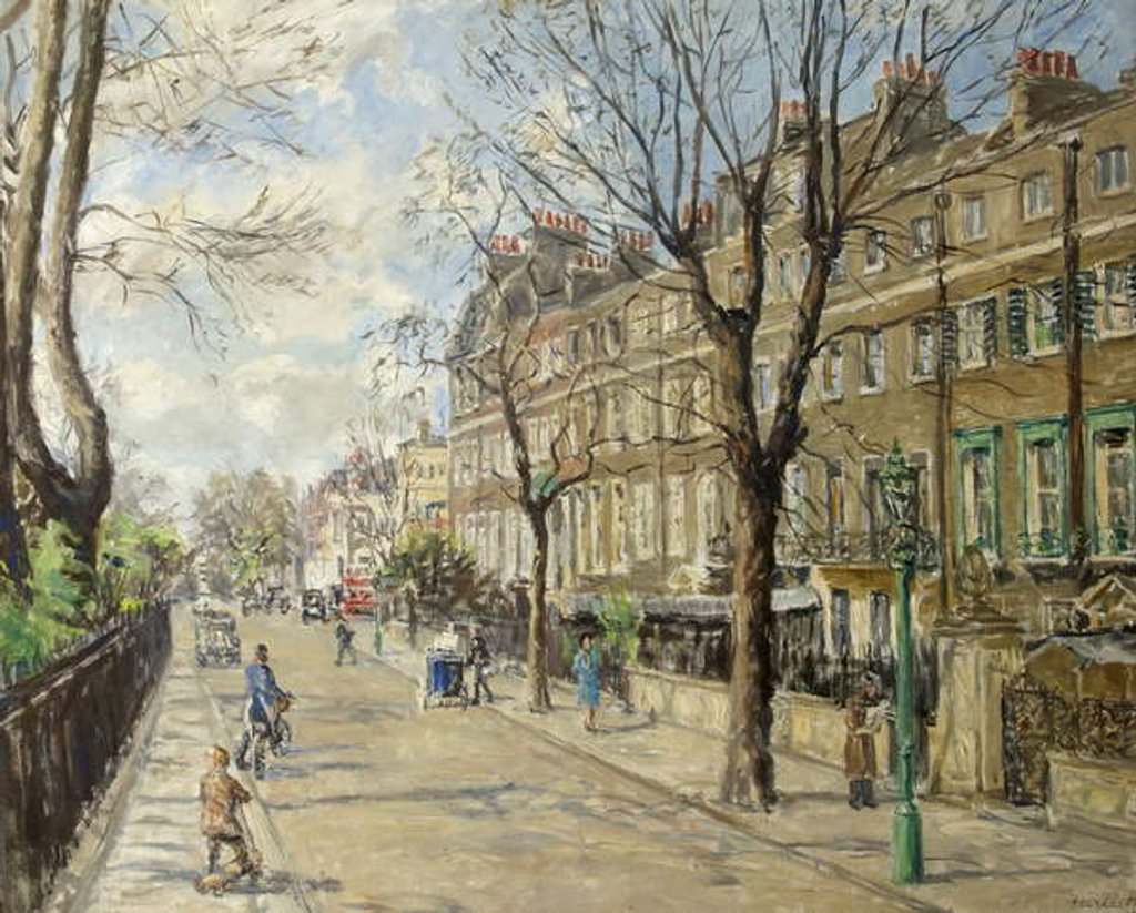 Detail of Cheyne Walk, April 1939, 1943 by Fairlie Harmar