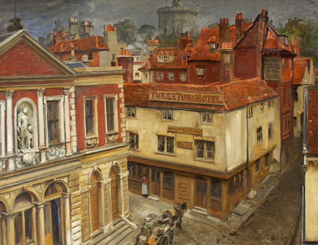 Detail of Old Town Hall, Windsor by William Bruce Ellis Ranken