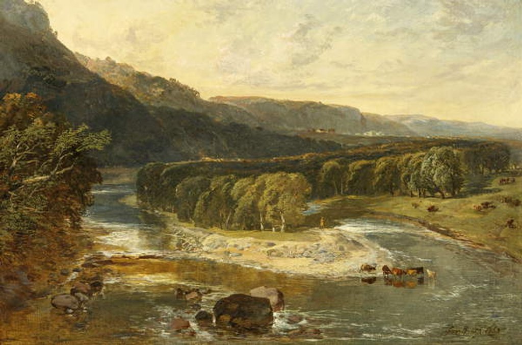 Detail of Bend of the River, 1858 by Samuel Bough