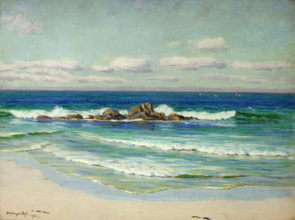 Detail of Sgeir Bheag, The Little Reef, 1945 by Duncan McGregor Whyte