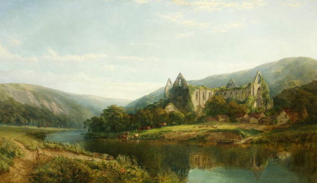 Detail of Tintern Abbey, 1861 by Henry Jutsum