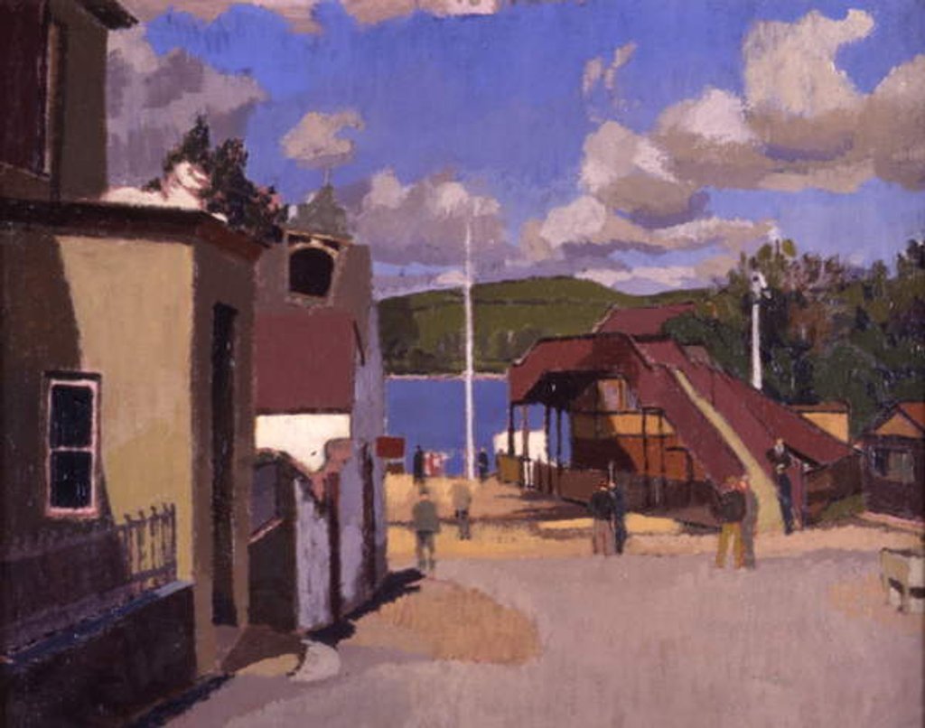 Detail of Ferryside Station by Edward Morland Lewis