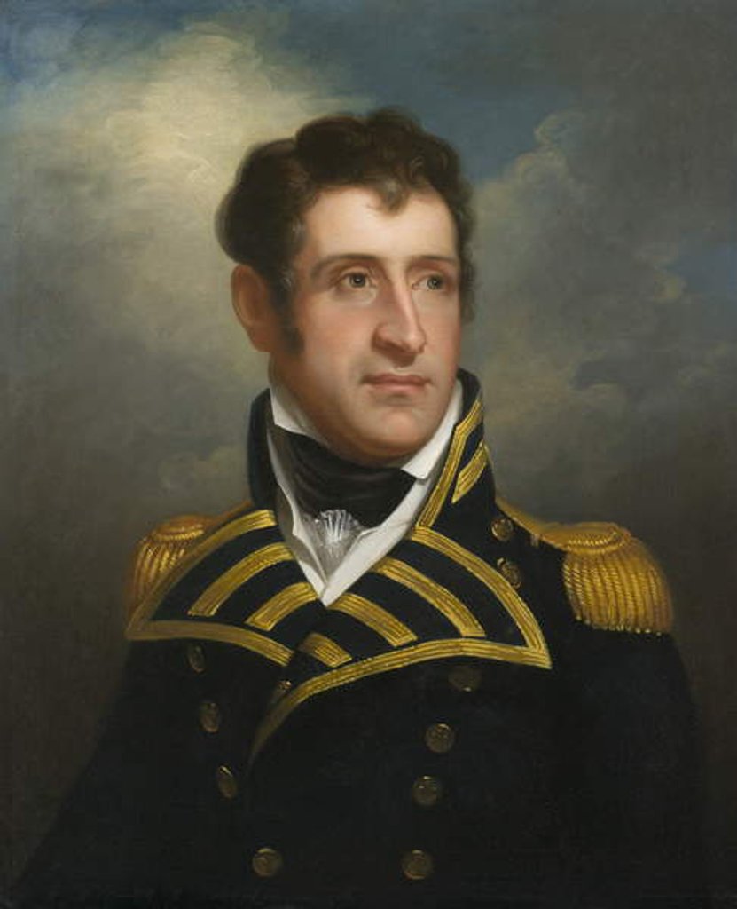 Detail of Stephen Decatur, 1817 by Rembrandt Peale