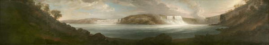 Detail of Niagara Falls by John Trumbull