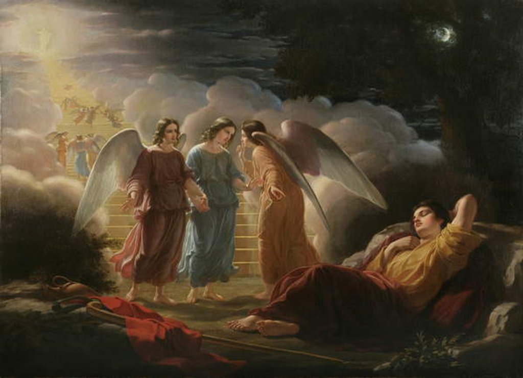 Detail of Jacob's Dream, 1852 by American School