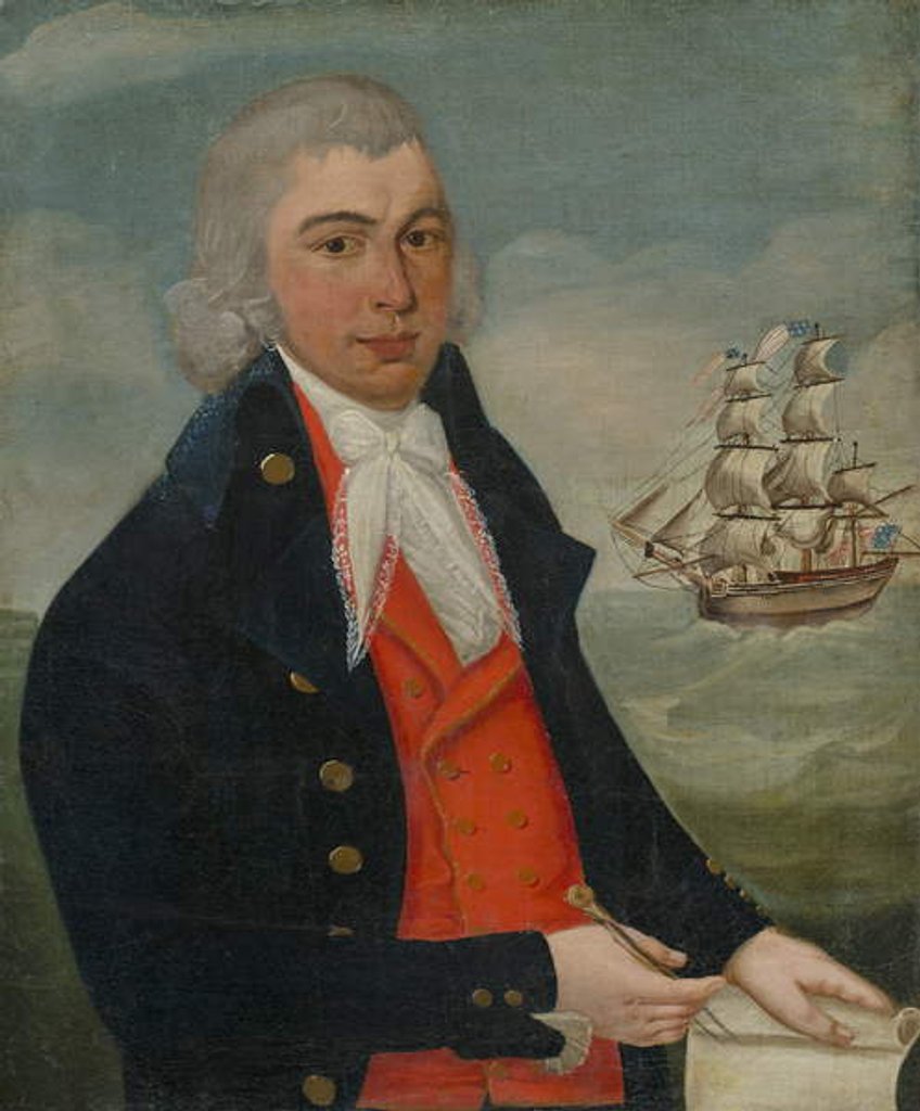 Detail of David Abeel, 1797 by American School