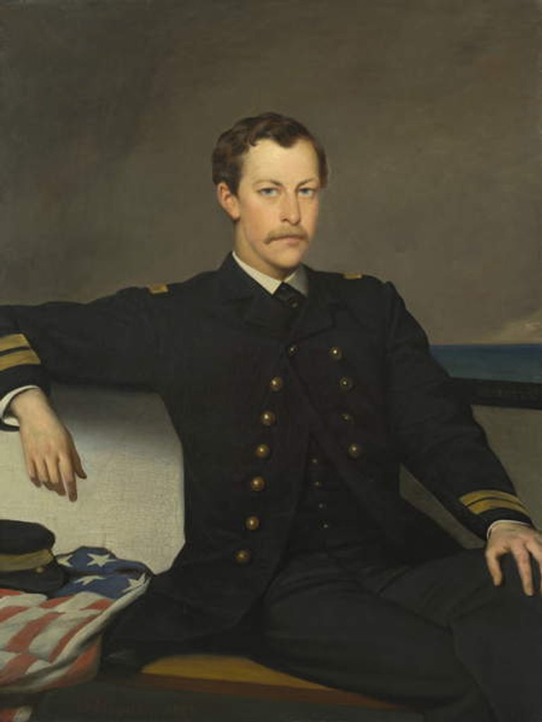 Detail of James Gordon Bennett, Jr., 1867 by Alexis Joseph Perignon