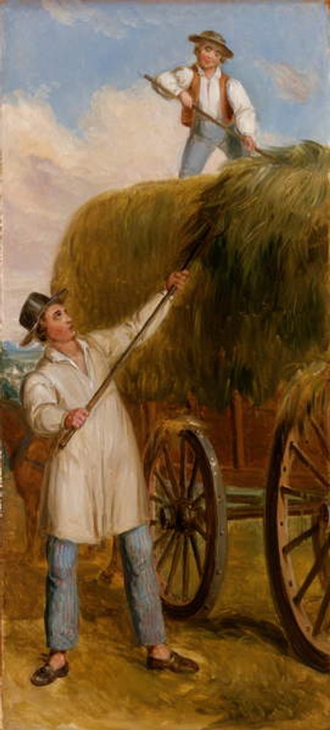 Detail of Haying Scene, 1836 by Asher Brown Durand