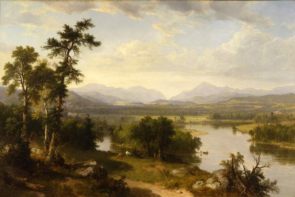 Detail of White Mountain Scenery, Franconia Notch, N.H., 1857 by Asher Brown Durand